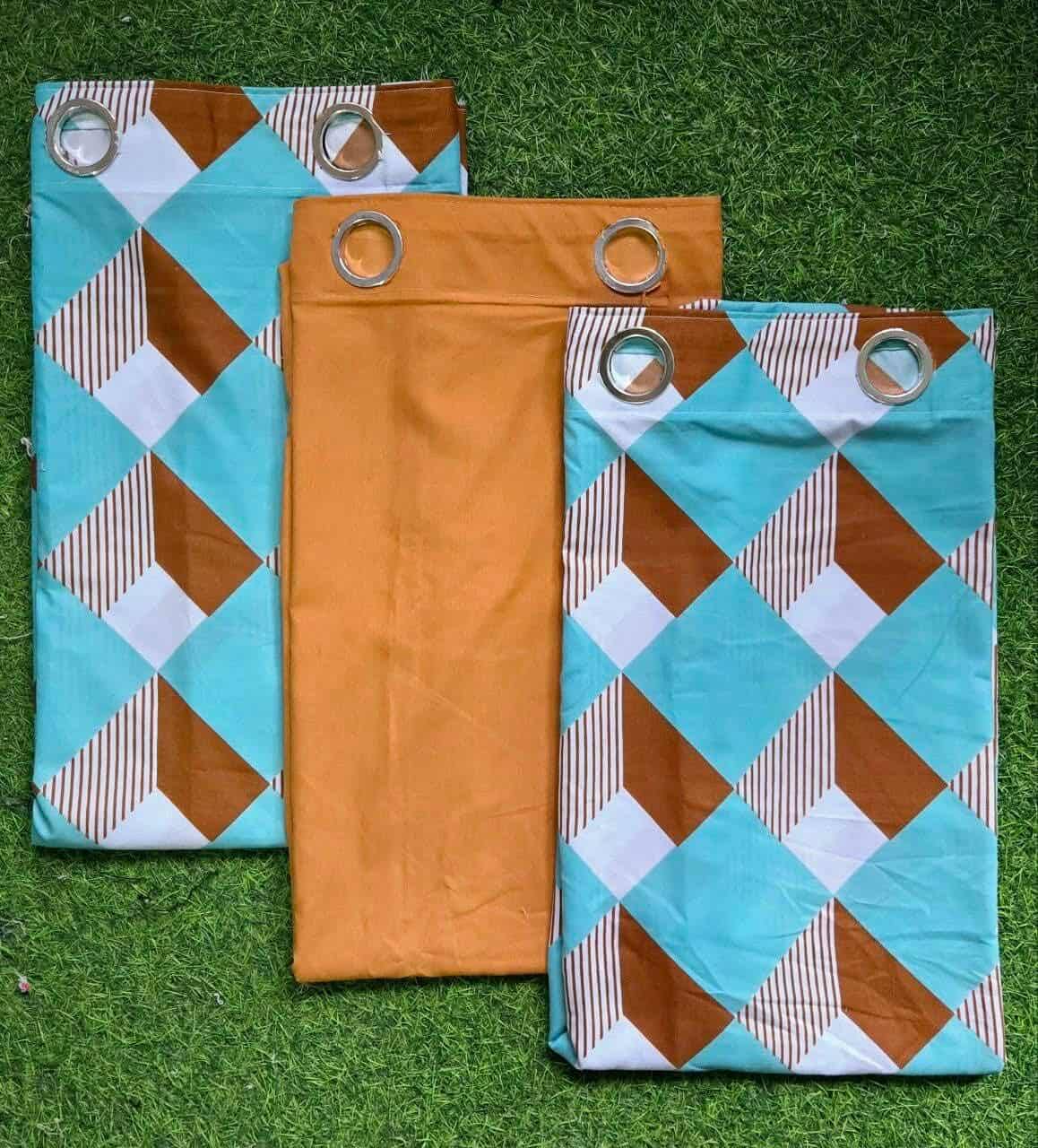 Diamond Blue 3in1 Curtain