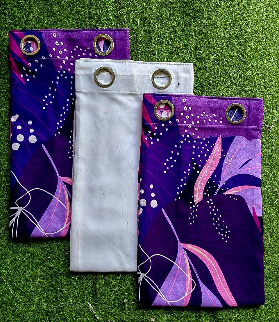 Blue Violet 3in1 Curtain