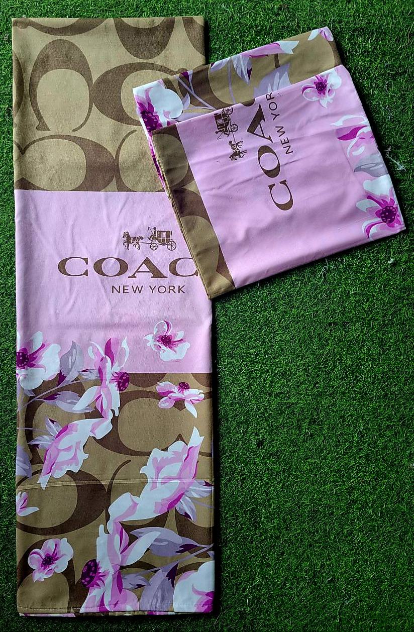 Coach 1 Large kumot + 2 Large Zipper Pillowcase