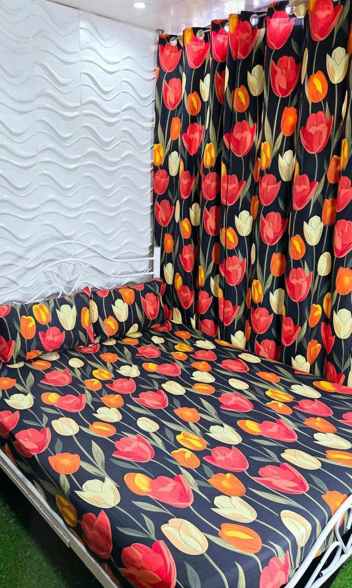 Tulips Bedsheet Bundle